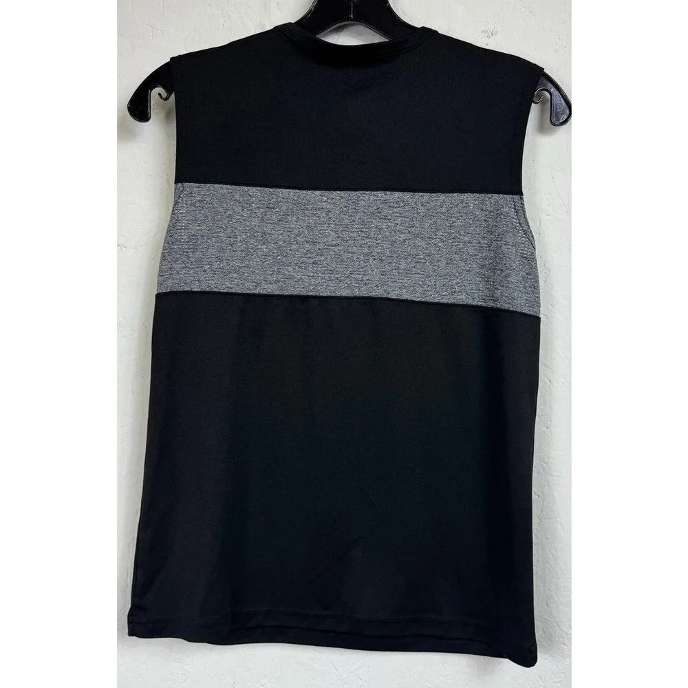 The Children's Place Sport Black Sleeveless Tank Top Boy's Large 10/12